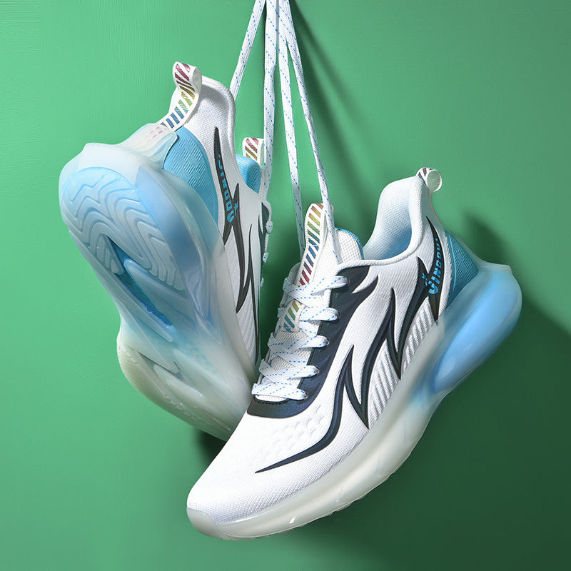 New Men Sneakers Breathable Running Shoes Trendy Antiskid Damping Sports Shoes Comfortable Reflective Jogging Shoes Zapatillas