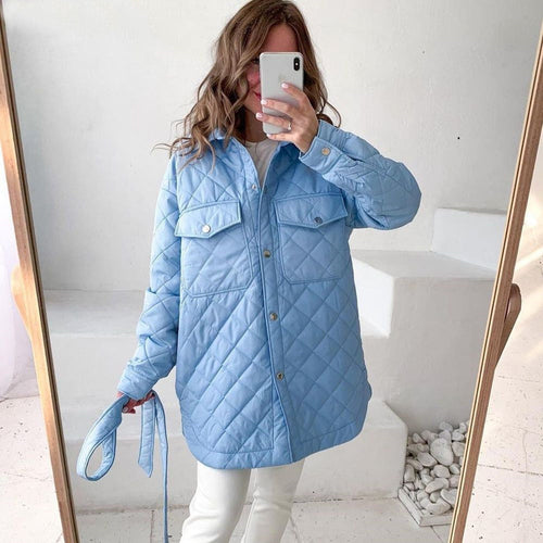 Long Breasted Lapel Cotton Jacket – 25 Edition
