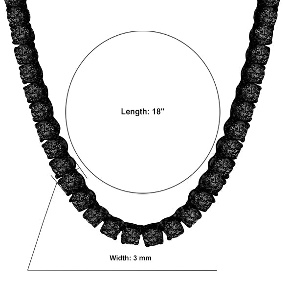DAZE 3MM CZ Tennis Choker Chain | 961483