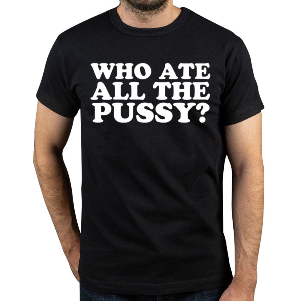 T-shirt Pattern Printing Short Sleeve Men Clothing