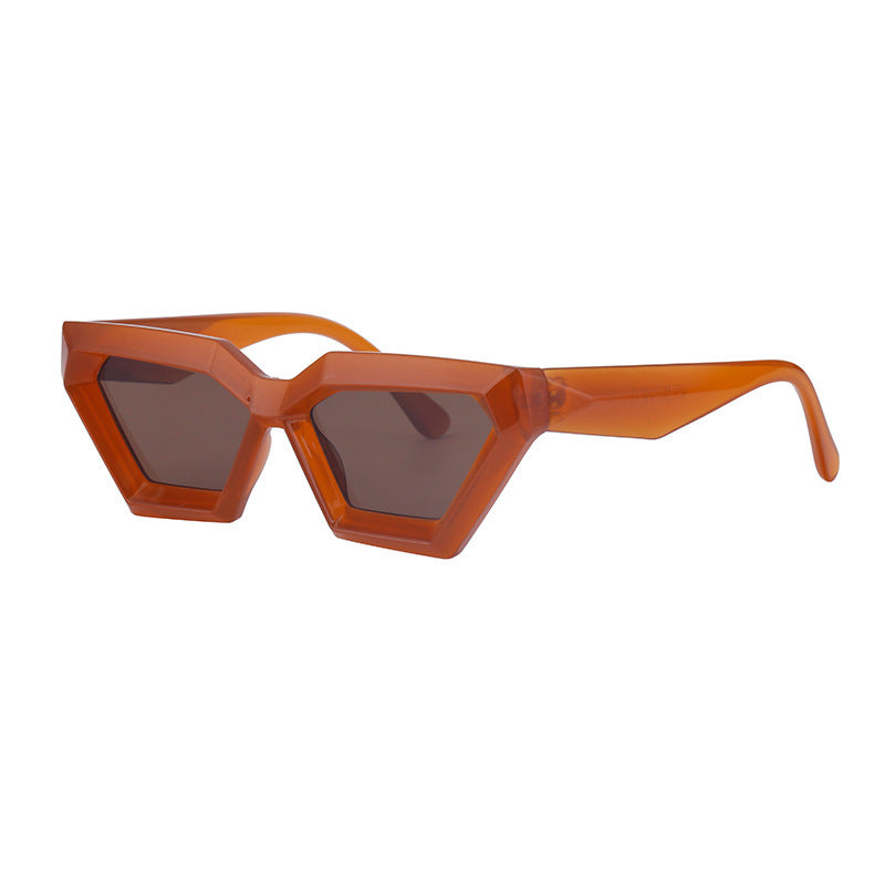 Small Frame Sunglasses Irregular Cat Eye Sunglasses