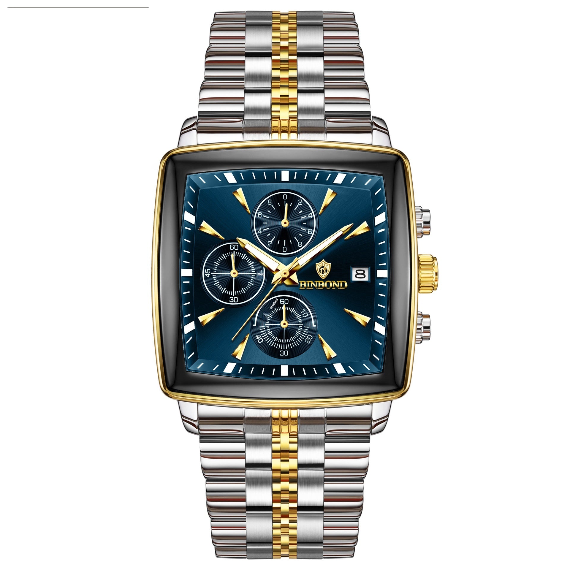 Men's Multi-functional Timing Luminous Waterproof Quartz Watch