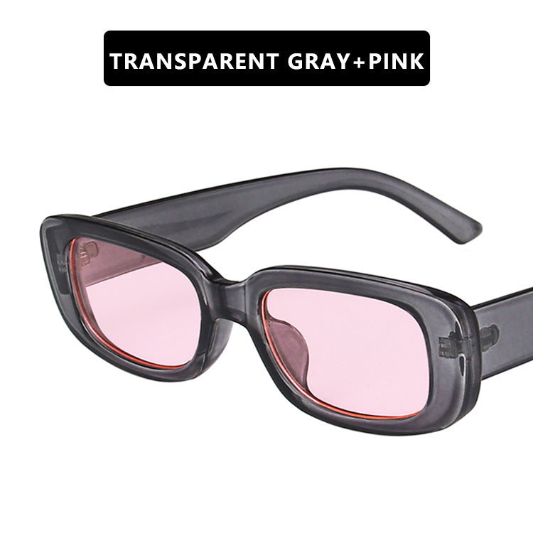 Small Frame Sunglasses Women's Fashion Rectangular Sunglasses