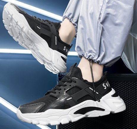 Male Lace-up Men Sneakers Man Non Slip Comfortable Casual Shoes