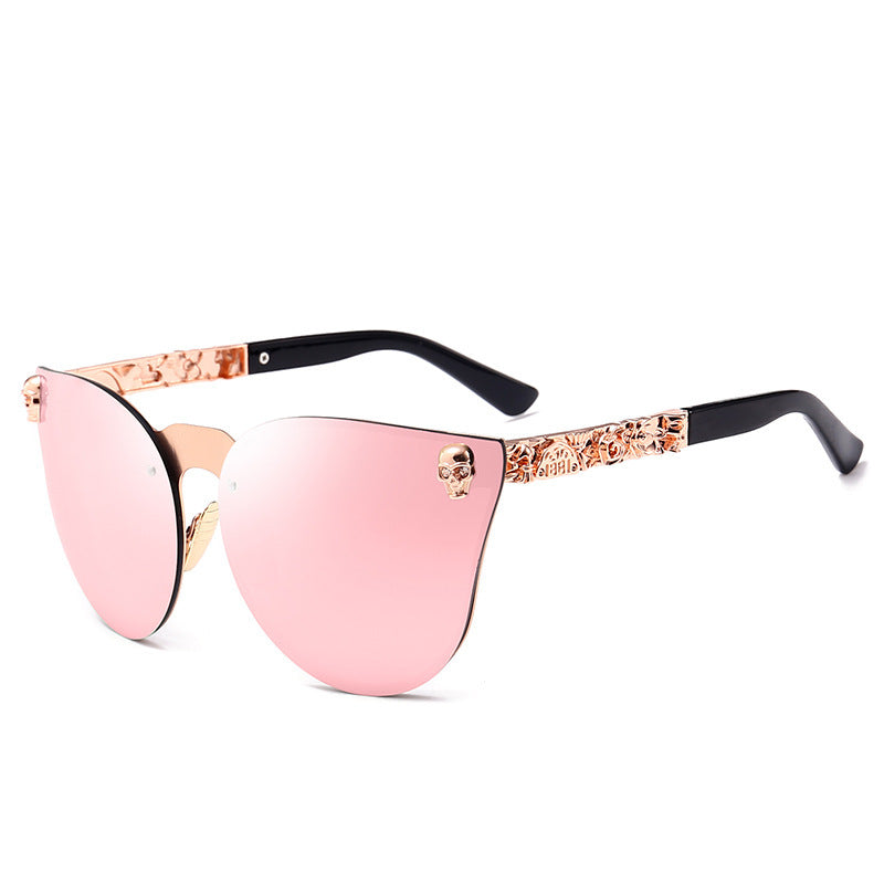 Skull sunglasses metal sunglasses