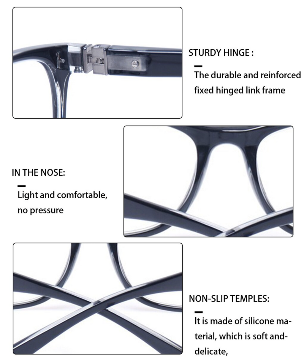 Mens Womens Reading Glasses 4 Pairs Unisex Classic Retro Spring Hinge