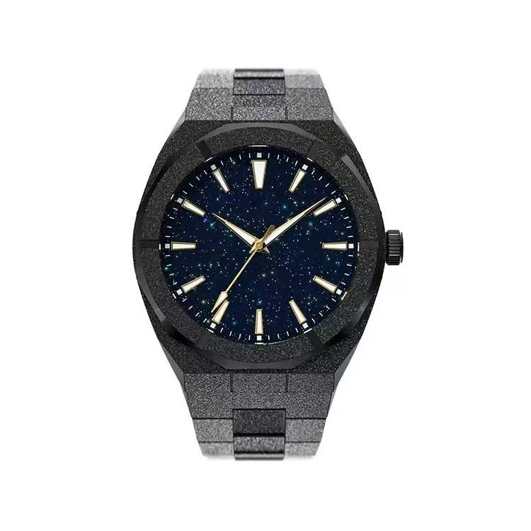 Business Men's Watch Stainless Steel Frosted Stainless Steel With Luminous