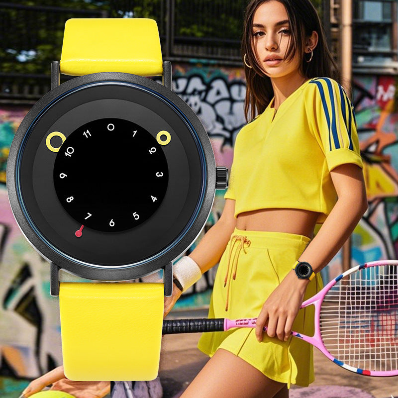 Simple Quartz Watch Student Sports Good-looking Belt