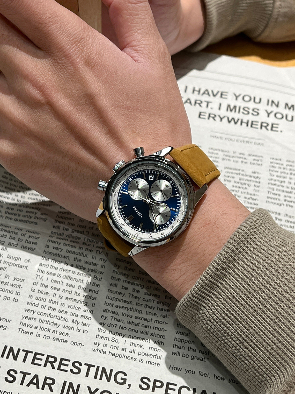 Men's Casual New Multi-functional Quartz Watch