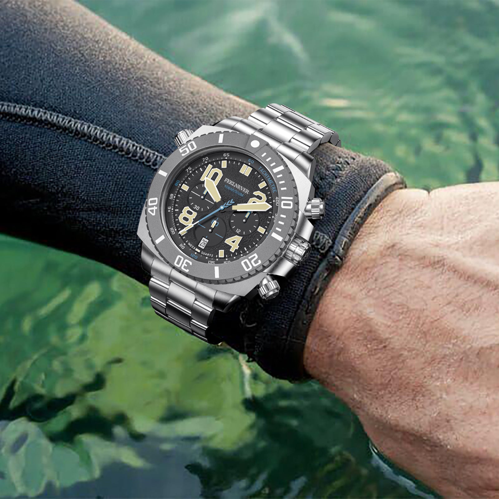 Business Men's Mechanical Watch Luminous Waterproof Advanced Sense