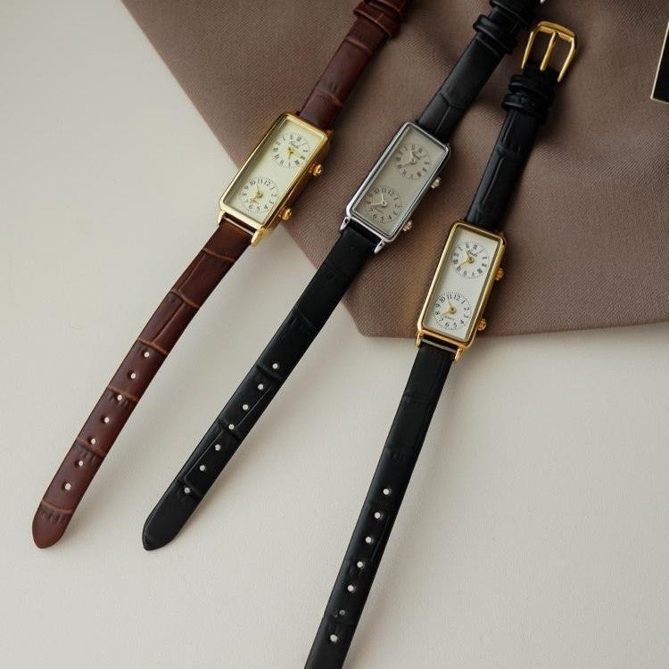 New High-grade Fashion Exquisite Rectangular Watch Women