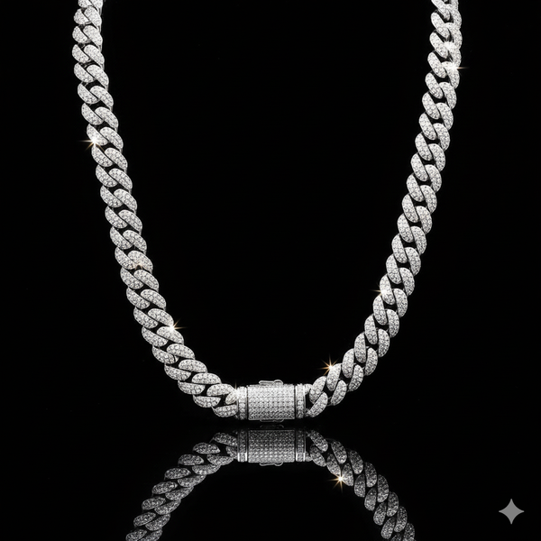 991541 | 925 Moissanite CZ 8mm 20 Rhodium