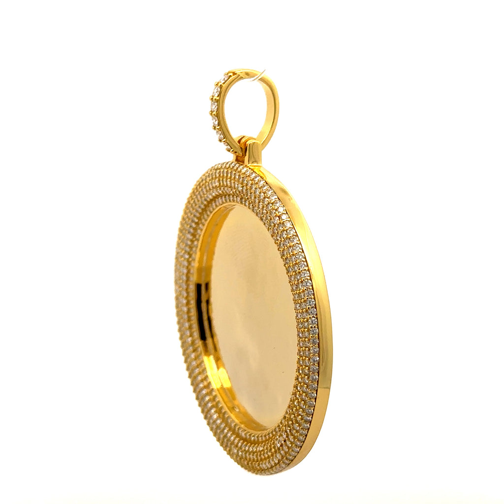 999232 | 925 Moissanite Rhodium Pendants