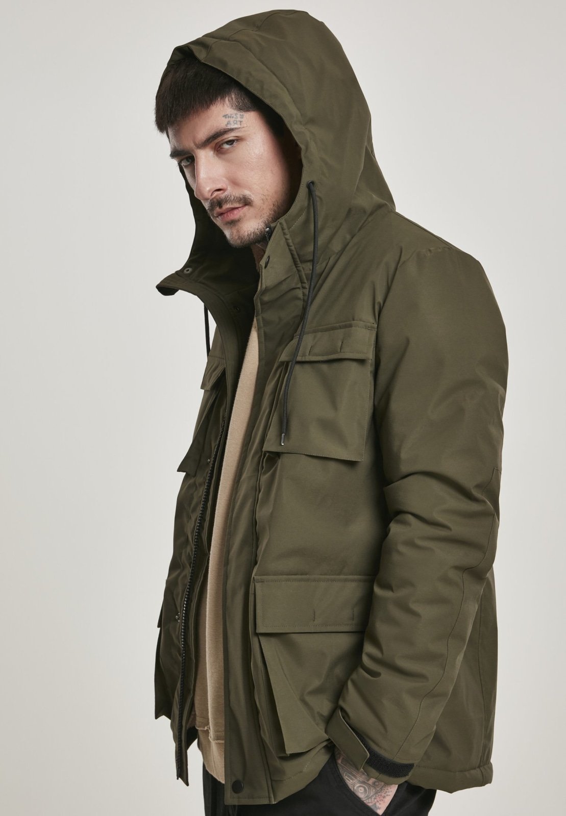 Authentic Hooded Field Jacket - Dark Olive