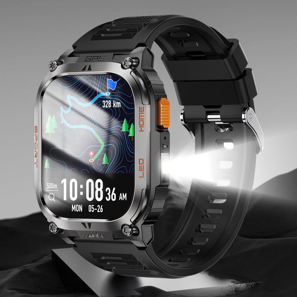 QX18 Smart Bracelet GPS Positioning Sports LED Health Monitoring